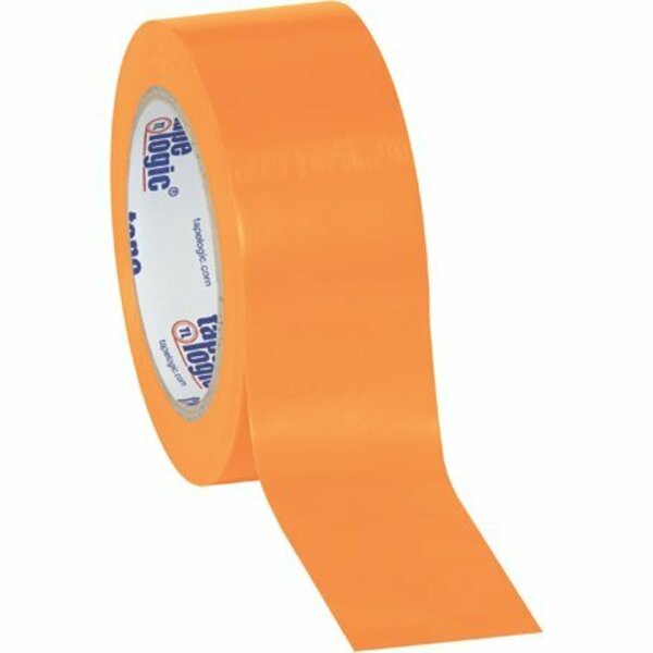 Bsc Preferred 2'' x 36 yds. Orange Tape Logic Solid Vinyl Safety Tape, 24PK S-9665